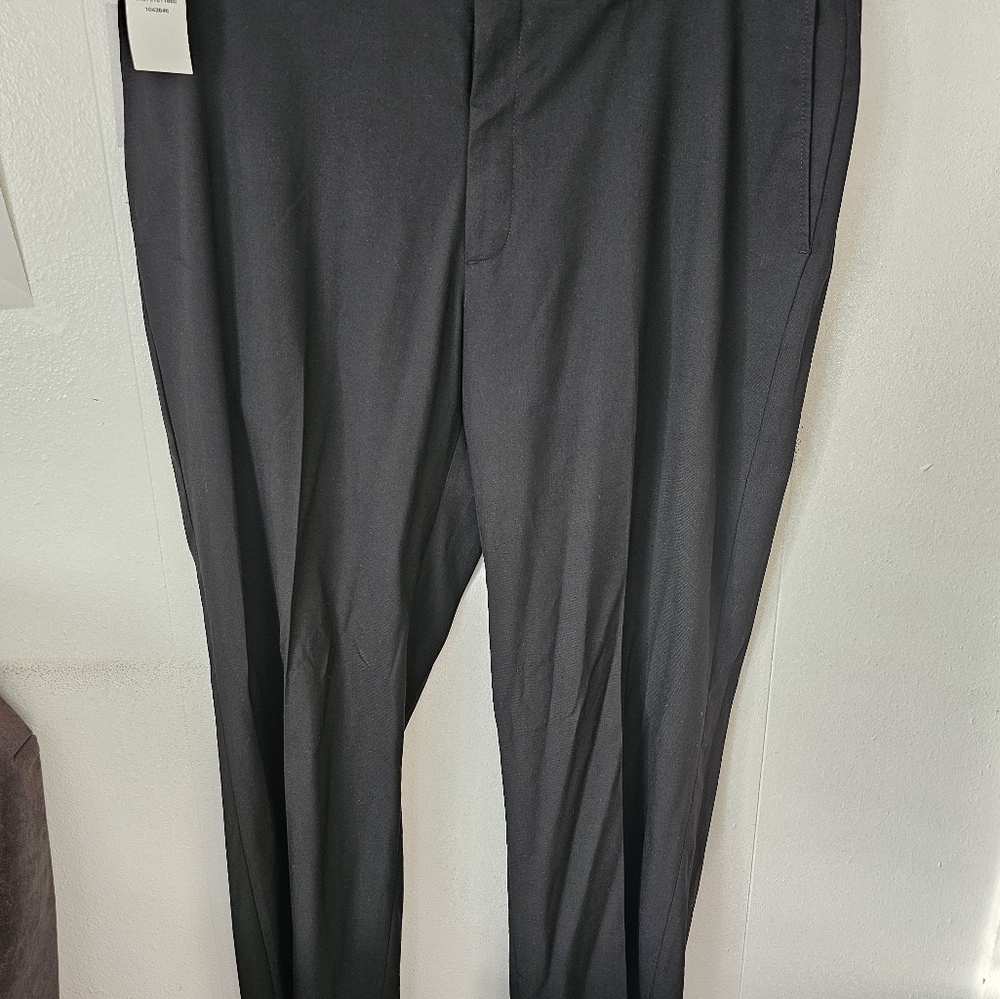 NWT JM Haggar dressing pants black